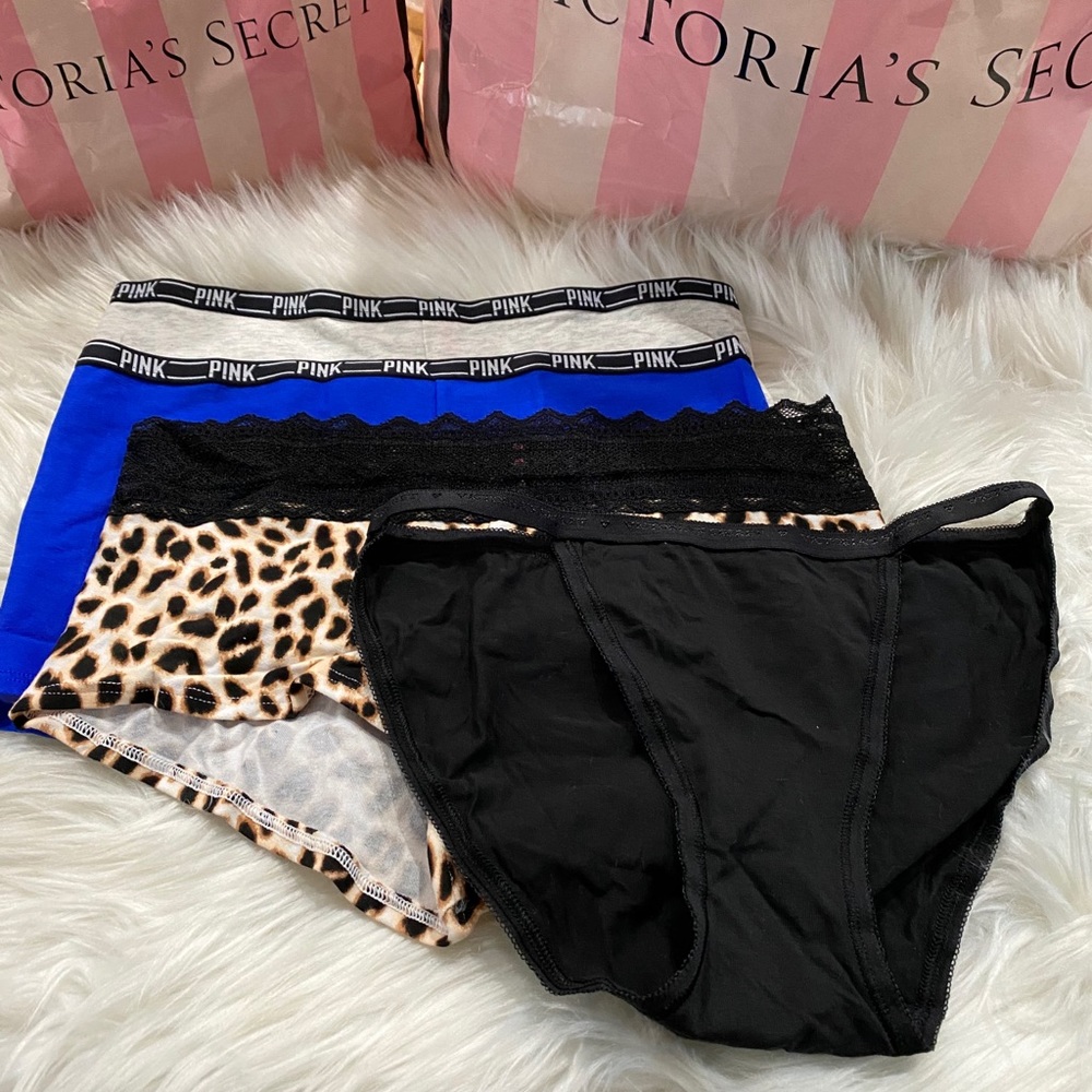 🍃 RARE Victoria Secret PINK Panties 4 pieces